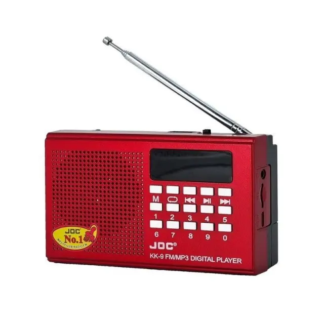 Επαναφορτιζόμενο ραδιόφωνο - JOC-KK9 - 370175 - Black