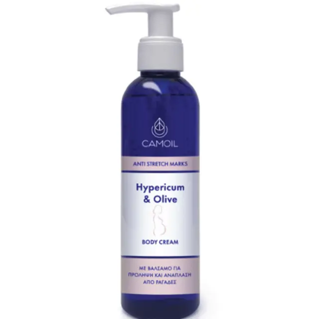 Camoil Hypericum + Olive Anti Stretch Marks Body Cream Κρέμα Σώματος για Ραγάδες, 200ml