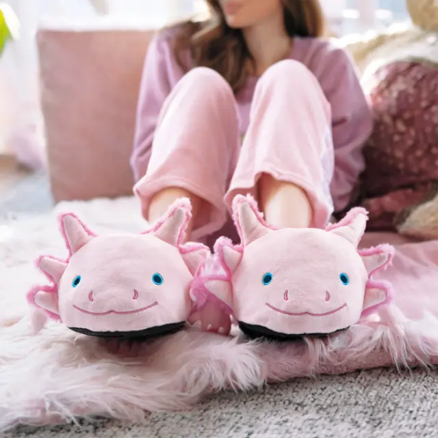 Axolotl Slippers &ndash; Cozy, Cute & Quirky - Gadgets