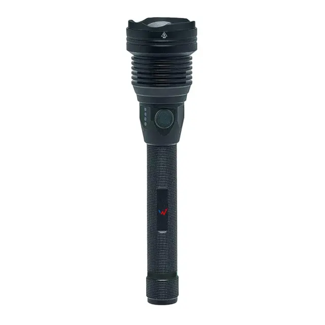 Επαναφορτιζόμενος Φακός Αλουμινίου Wonder Wt60000W 6000 Lumens Δέσμη:500m Αυτονομία:4h 385gr IP44 με Powerbank 4400mAh Μαύρος