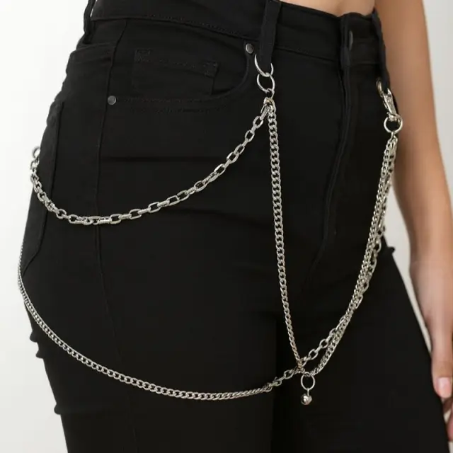 Ghetto Belt Chain Titanium Steel For Women 2