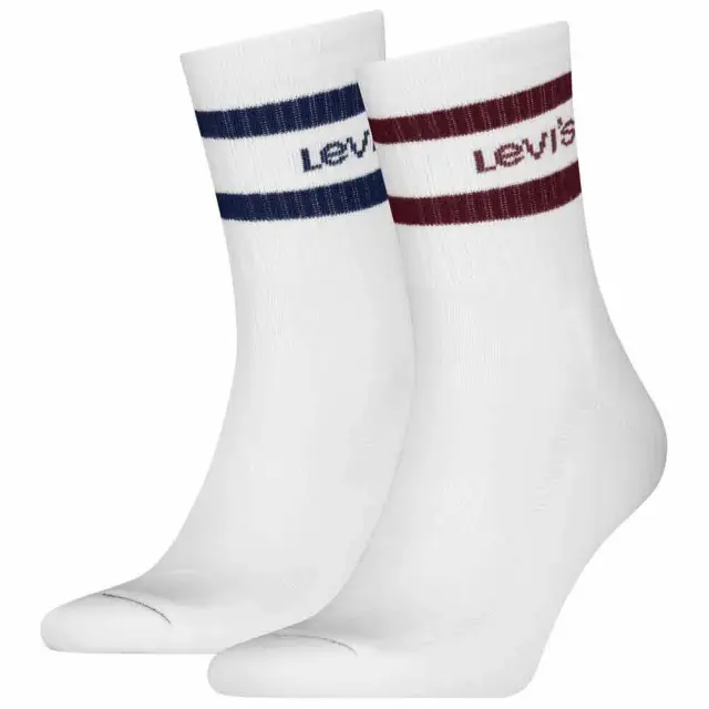 Levi's Uni Short Cut Sport Stripe Socks White/Red/Blue White/Red/Blue - 43/46 3