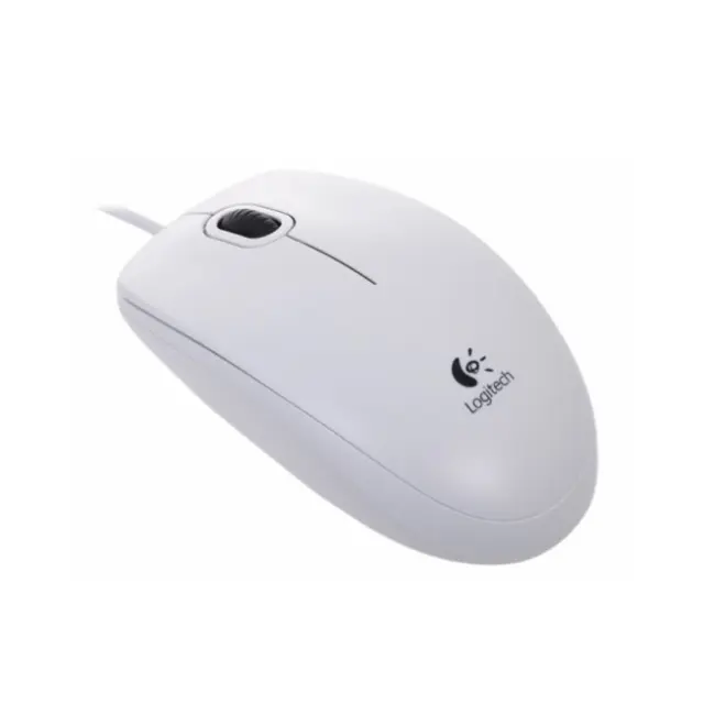 Logitech Mouse B100 Optical USB White (910-003360) 2