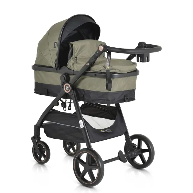 Moni Tokyo 2 σε 1 Καροτσάκι μωρού 0-22kg πράσινο 3800146236205 3