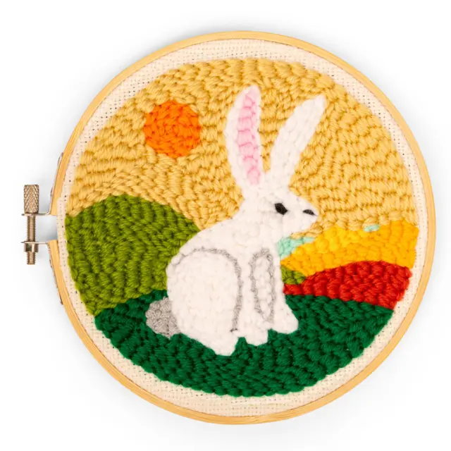 Kikkerland - Hare Punch Needle - (GG272) - Toys