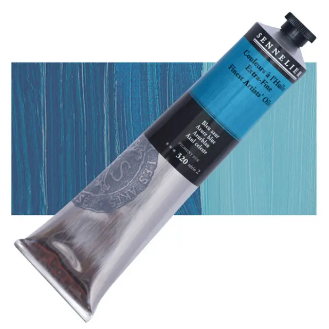 Sennelier Λάδι Finest Artists Oil 320 Azure Blue - 200ml