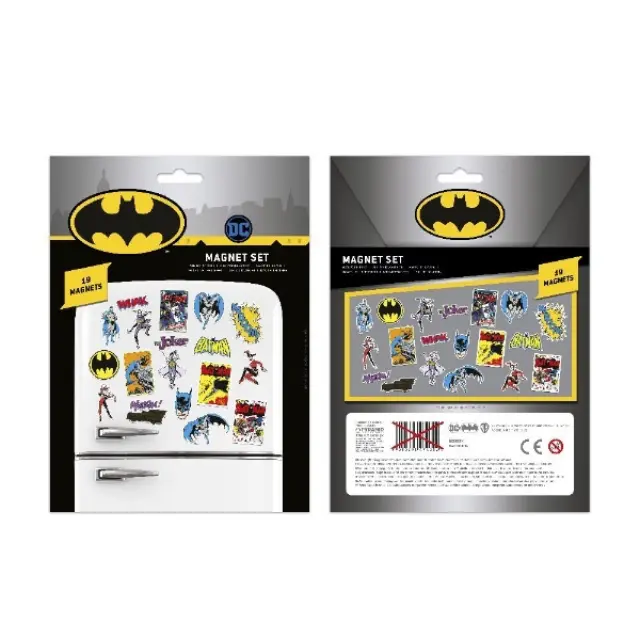 DC Comics (Batman Retro) Magnet Set - Μαγνητάκια Ψυγείου 18x24cm 2