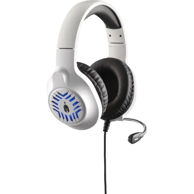Spartan Gear-Medusa Wired Headset (Comp with PC,PS4,PS5.XBOX1,XBOX series x/s,Switch) White/Black