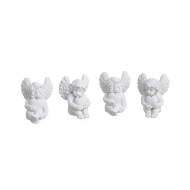 Αγγελάκια κεραμικά, 4τεμ, 3,5cm