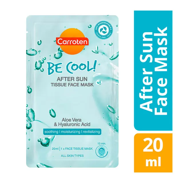 CARROTEN Be Cool! After Sun Tissue Face Mask 20ml
