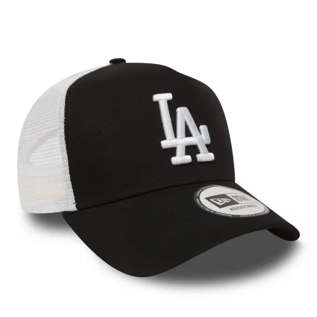 NEW ERA LOS ANGELES DODGERS CLEAN TRUCKER BLACK/WHITE (11405498) - ONE SIZE 3