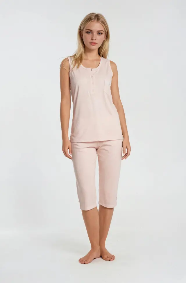 S982 - Baby Pink - PYJAMA PETIT DOT