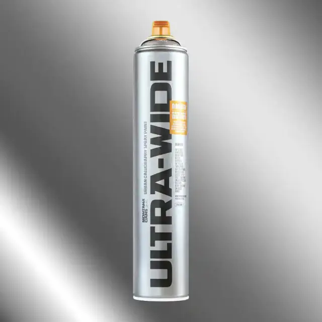 Montana Ultra Wide Spray Paint 750ml UW Silverchrome