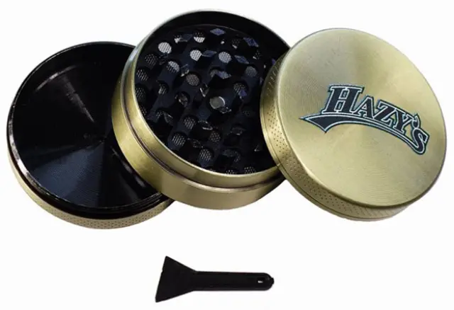 Hazy's Grinder Τρίφτης 48mm Μεταλλικός Σχέδιο Logo - 3 Parts 2