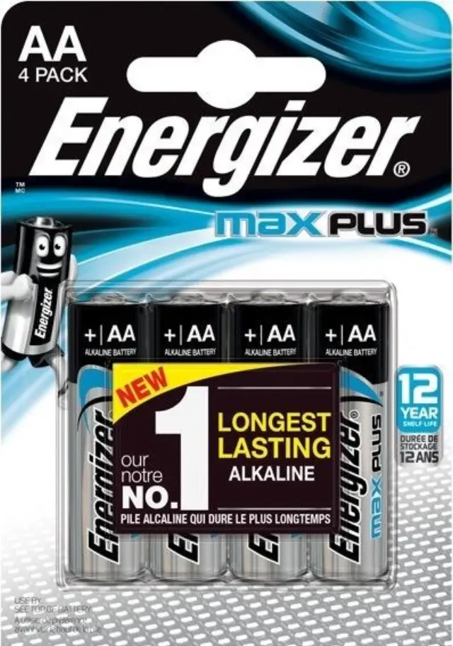 Energizer Max Plus Alkaline Μπαταρία ΑΑ (4 τμχ) 01.001.0131
