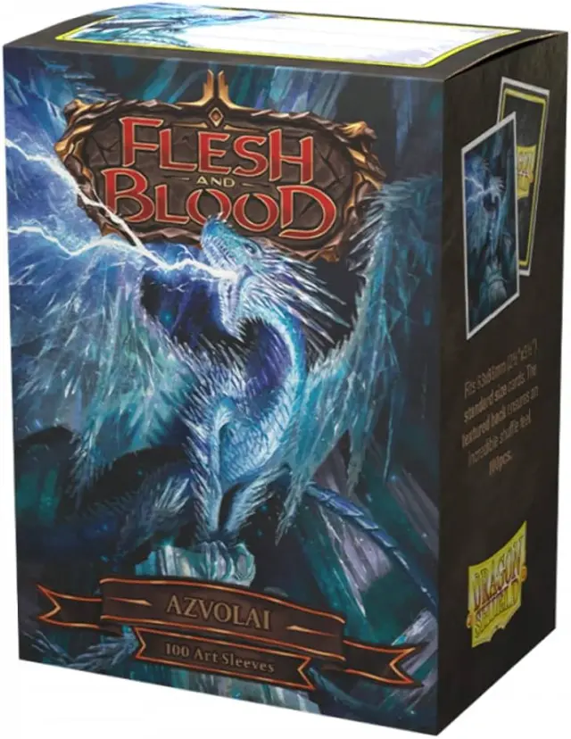 Dragon Shield Flesh and Blood License Standard Art Sleeves - Azvolai (100 Sleeves)