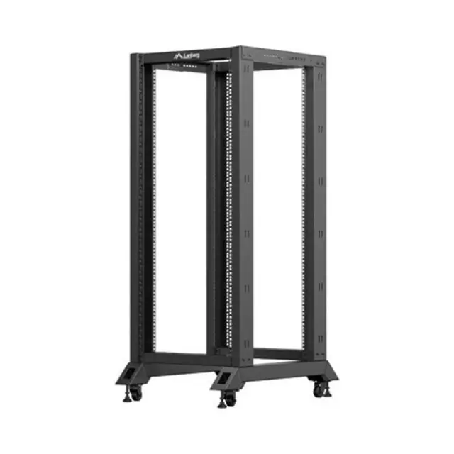 Lanberg Open Rack 19" 27U 600X800 Black V2 (OR01-6827-B) 2
