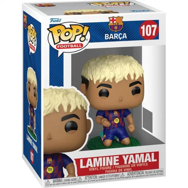 Φιγούρα Funko Pop! Football: Barcelona - Lamine Yamal (Kneeling) #107 Vinyl Figure 2