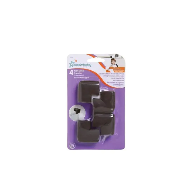Προστατευτικά Γωνιών Foam 4τμχ Brown DreamBaby BR74709