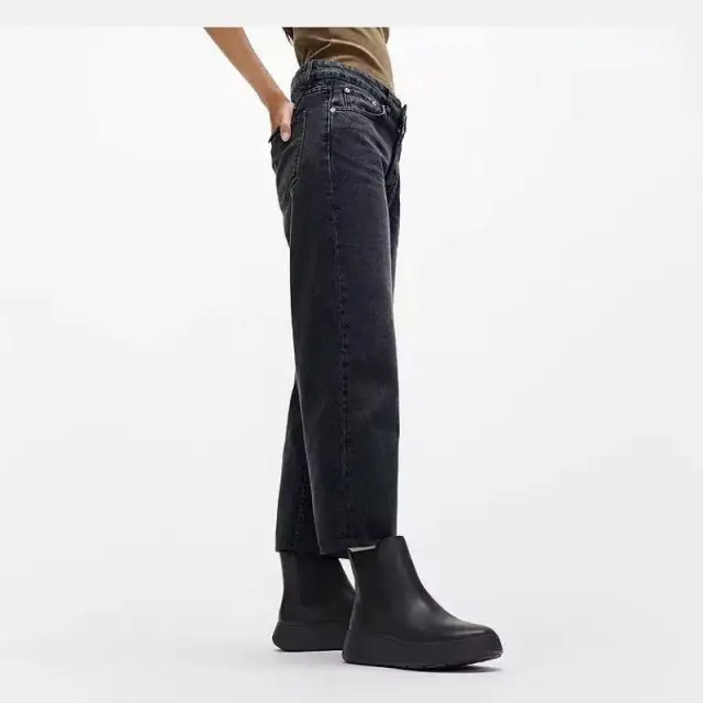 Chelsea Flatform Μποτάκια Fit Flop FH4-90 Μαύρο 2