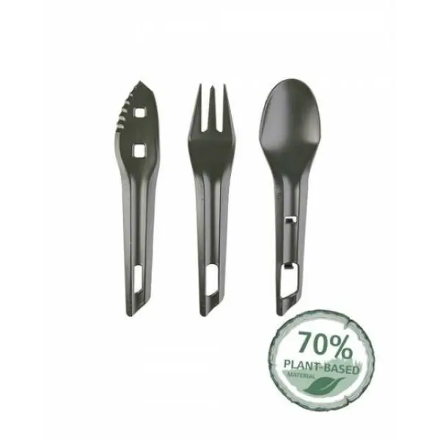 Mil-Tec The OCYS (Outdoor Cutlery Set) Wildo Olive-Σετ Κουταλομαχαιροπίρουνα Χακί - 06-Χακί-Olive Green