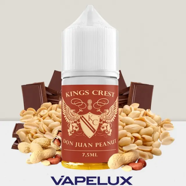 Kings Crest Flavor Shots Don Juan Peanut 7.5ml to 30ml
