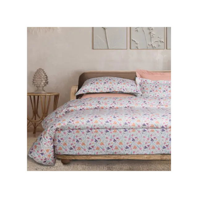 Σετ Σεντόνια 240x260 Υπέρδιπλα Executive Das Home 1723 Multicolor Χωρίς Λάστιχο100% Βαμβακοσατέν