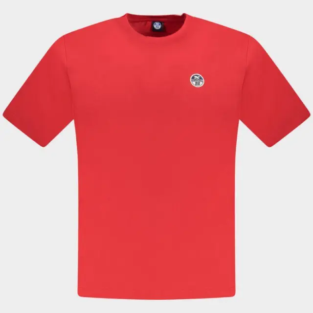 North Sails- Ανδρικό Κοντομάνικο Basic T-Shirt 996016-000-0230 Κόκκινο - 3XL