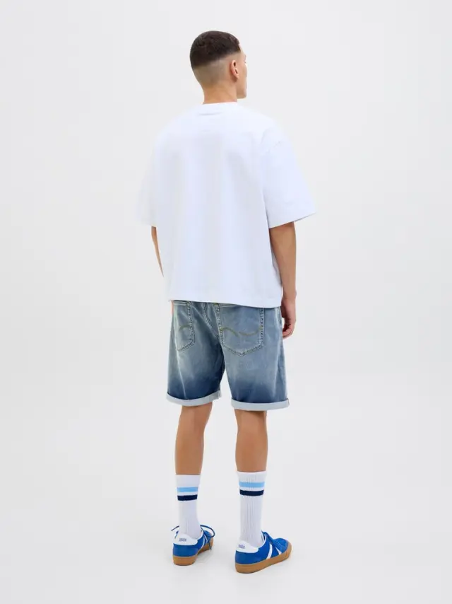 JJIRICK JJICON I.K. SHORTS GE 129 SN Blue Denim - S 3
