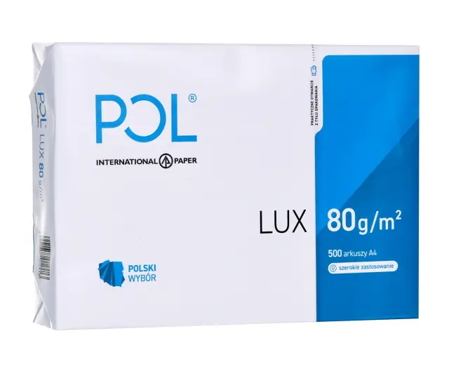 Paper copier office POLLUX (A4; 80g-m2; 500 sheets; white, matte)
