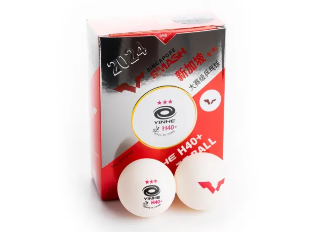 Μπαλάκια Πινγκ-Πονγκ Yinhe 40+ 3*** WTT ITTF 6 Balls (seam)-6970877801199