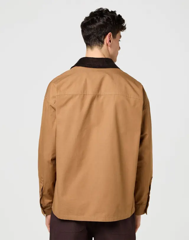 Wrangler X Casey Jones Ανδρικό Overshirt 112371547 - Camel - M 2