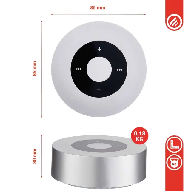 Ηχείο Soundbox Moritz – Ρεαλιστικός Ήχος Τζακιού & Bluetooth Speaker - KAMINIO 3