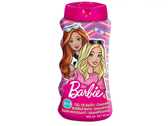 Barbie Παιδικό Αφρόλουτρο και Σαμπουάν 2-σε-1 Bubblebath & Shampoo 475ml