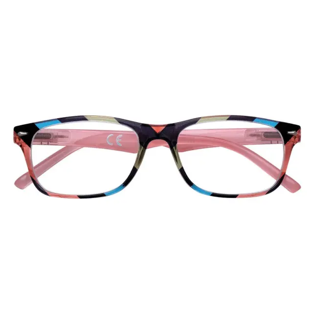 Zippo Reading Glasses Γυαλιά Πρεσβυωπίας Πολύχρωμα με Διάφανους Ροζ Βραχίονες +2.00 31Z-PR94, 1τμχ