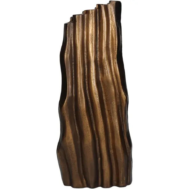 Βάζο Μπρονζέ Αλουμίνιο 15x8x36cm 3