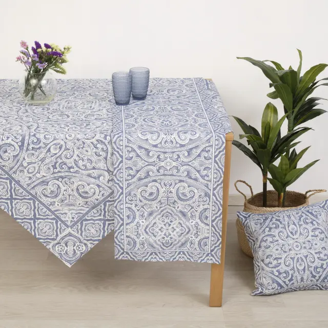 Καρέ Dimeco Capri Blue 100x100 - 100x100
