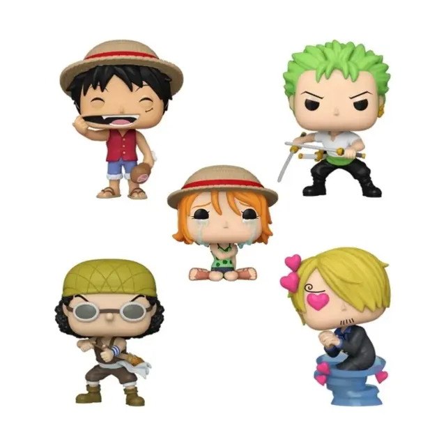 Φιγούρες Funko Pop! Animation: One Piece - Monkey D. Luffy/Roronoa Zoro/Nami/Usopp/Sanji (5 pcs) 3