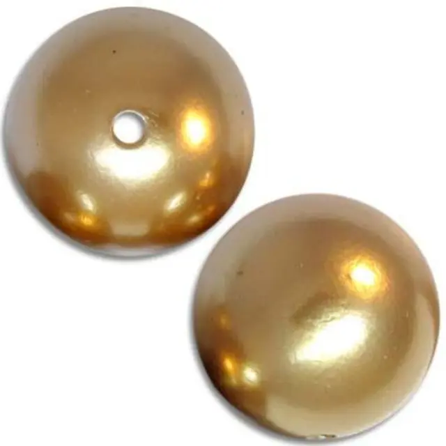 Τεχνητή Χάντρα Champagne Pearl 20mm - 6τεμ