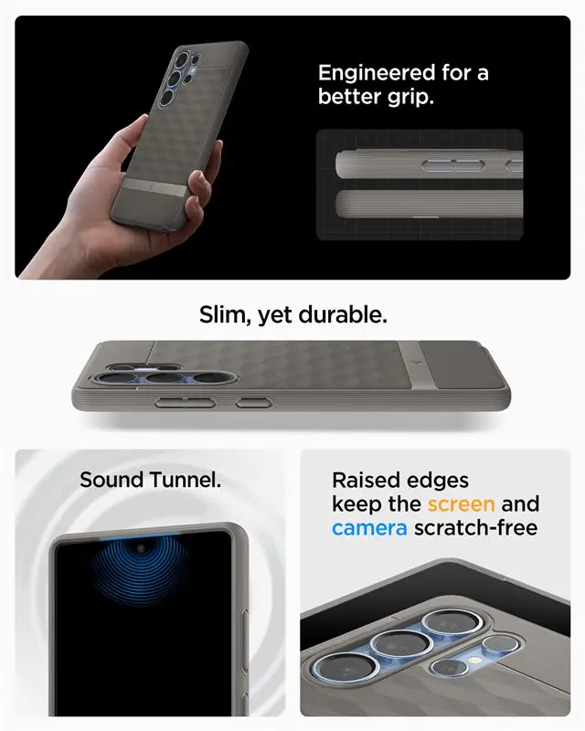 Spigen Parallax MagSafe, ash gray - Samsung Galaxy S25 Ultra 2