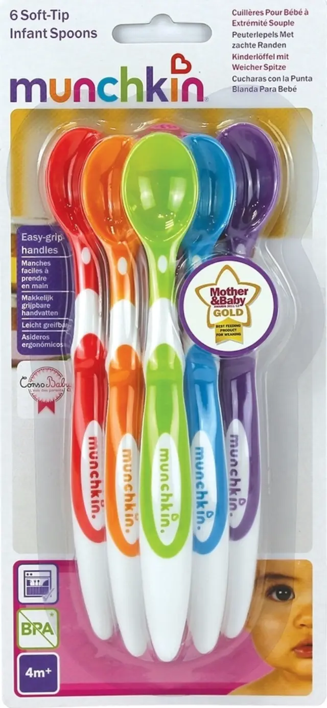 Munchkin - Soft Tip Infant Spoons - 6 psc. +4m - Baby and Children 2