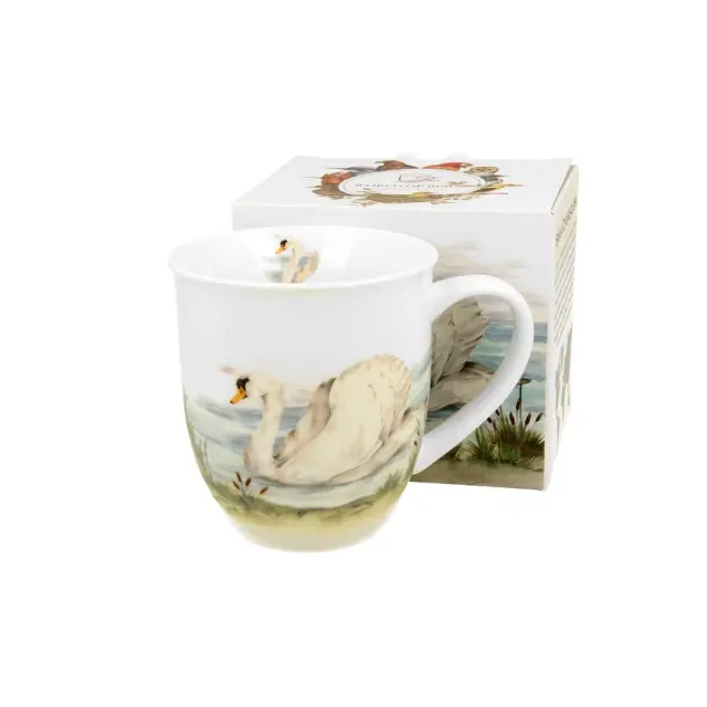 Duo gift World of Birds Πορσελάνινη Κούπα 400ml: Swan