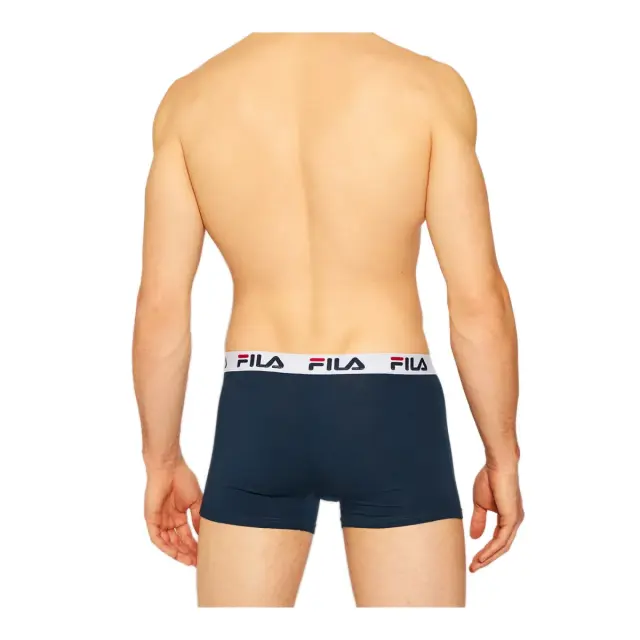 FILA Ανδρικό Boxer Urban Logo - Διπλό Πακέτο, Χρώμα Navy - M 3