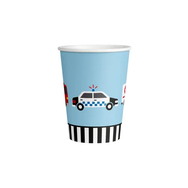 Χάρτινα Ποτήρια Παρτυ On The Road 250ml 8 τμχ (M990658166)