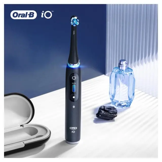 Oral-B iO Ultimate Clean Black Ανταλλακτικές Κεφαλές Ηλεκτρικής Οδοντόβουρτσας για Αποτελεσματικό Καθαρισμό, Μαύρο Χρώμα, 2τεμ 3