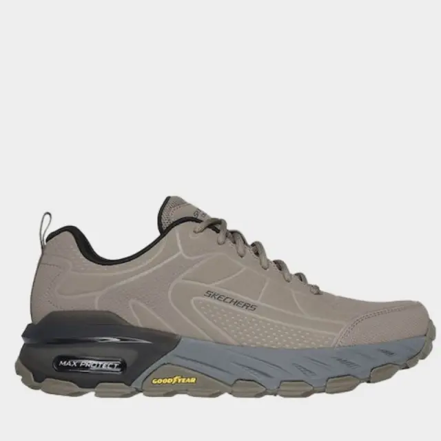 Sneaker Skechers Max Protect 237672-TPBK Μπεζ-Μαύρο - 46