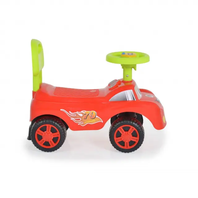 Moni Keep Riding Ποδοκίνητο Αυτοκινητάκι Περπατούρα Red 2+ Ετών 2