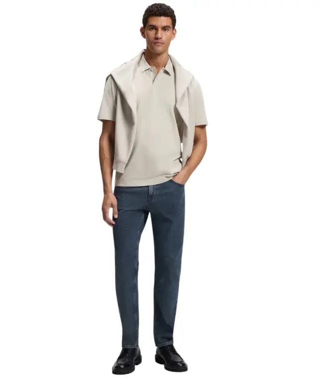 Hugo Boss - Ανδρικό Παντελόνι Τζιν Regular Fit Maine 50570836-414 Μπλε 3