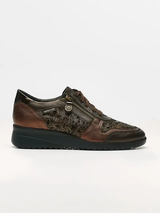 Mephisto Sneakers Γυναικείο δέρμα Καφέ MEP/IASMINA BRONZE 2