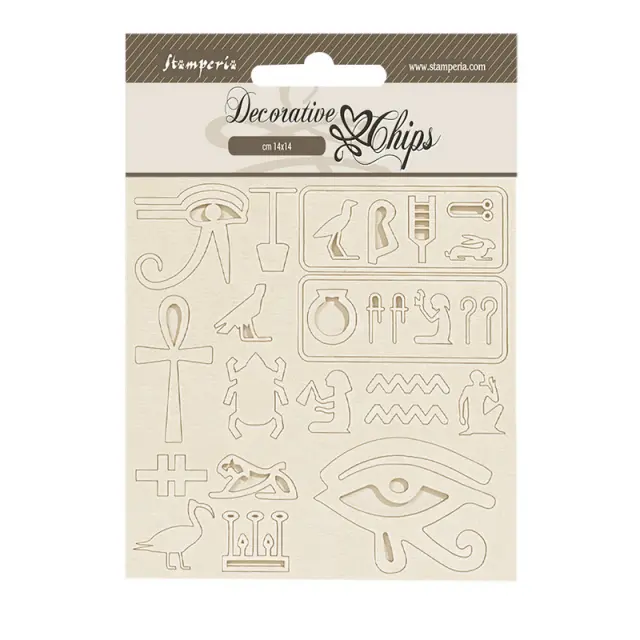 Chipboard Stamperia 14x14cm, Fortune, Egypt
